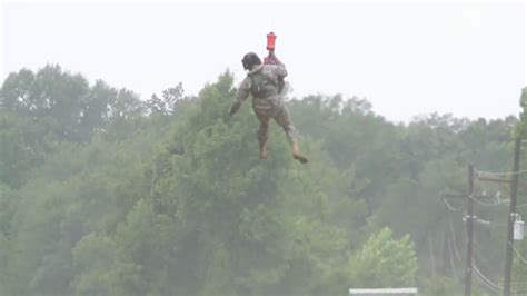 National Guard Rescues Motorist Stranded Amid Rushing Waters Youtube