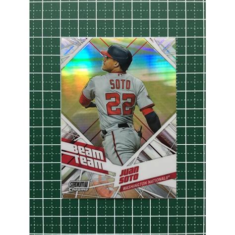 Topps Mlb Stadium Club Chrome Btc Juan Soto Washington