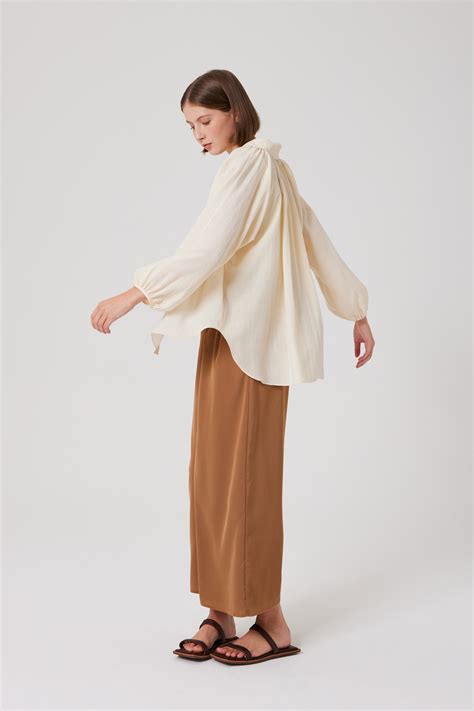 Billowy Puff Sleeve Shirt Our Second Nature