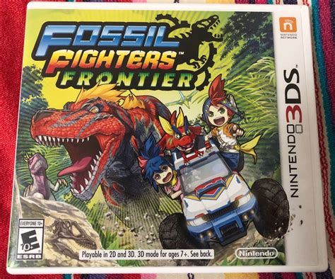 Fossil Fighters Frontier 3DS Nintendo Dinosaur Game Video Gaming