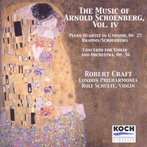 Arnold Schoenberg Johannes Brahms Robert Craft London Philharmonia