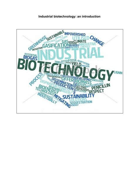 (PDF) Industrial biotechnology: an introduction