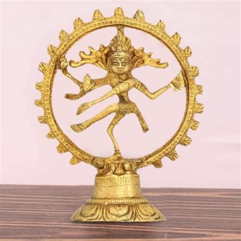 Artvarko Brass Lord Dattatreya Idol Bhagwan Datta Murti Statue For Home