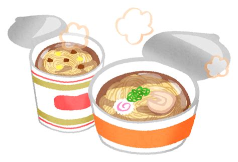 カップヌードル インスタントラーメンの無料イラスト フリーイラスト素材集 ジャパクリップ