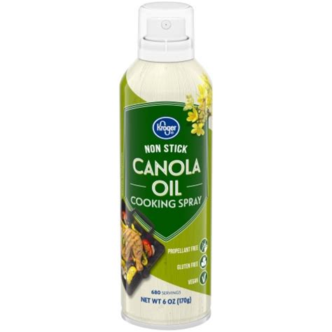 Kroger® Non Stick Canola Cooking Spray 6 Oz Kroger