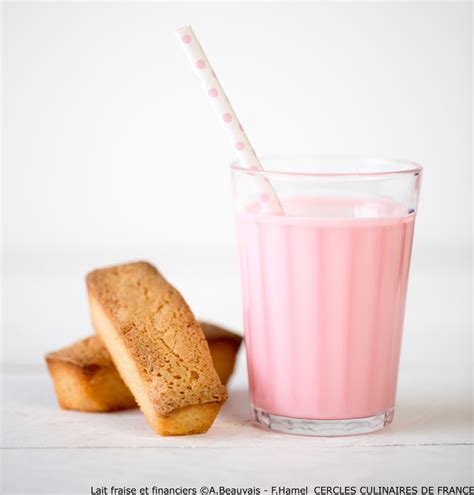 Lait Fraise Et Financiers