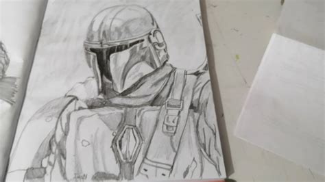 C Mo Dibujar A The Mandalorian Paso A Paso How Yo Draw The Mandalorian