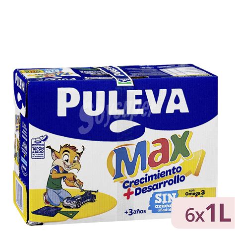 Puleva Max Leche De Crecimiento Enriquecida Con Calcio Hierro 12