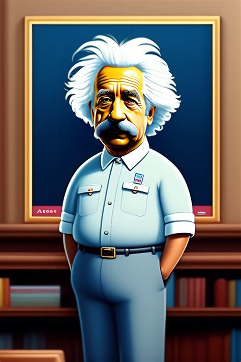 Lexica Albert Einstein As Simpsons Character