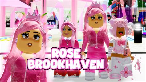 ROBLOX BROOKHAVEN MAIS TOUT EN ROSE YouTube