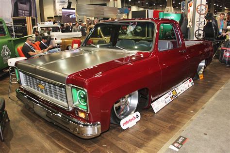 Tmi Products New Classic Truck Seats Make A Big Statement At Sema 2015 Hot Rod Network