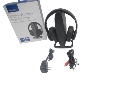 Insignia Ns Hawhp2 Rf Wireless Over The Ear Headphones Black 600603235832 Ebay