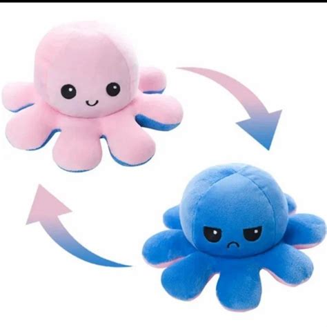 Plush Blue Pink Reversible Octopus At Rs In New Delhi Id