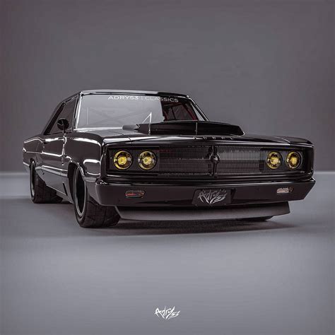 1967 Dodge Coronet Fastback Takes The Chargers Lunch Money In Retro Rendering Autoevolution