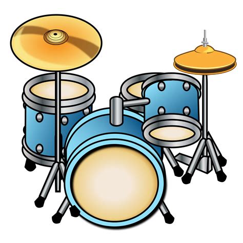 PERCUSSION CLIPART Digital Drum Clipart Printable Musician Rock Band ...