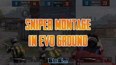 Sniper Montage In Evo Ground Pubg Mobile Emulator Youtube