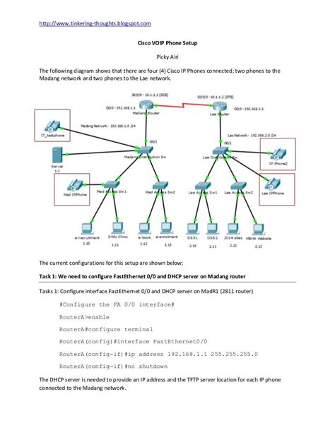 Voip phone setup