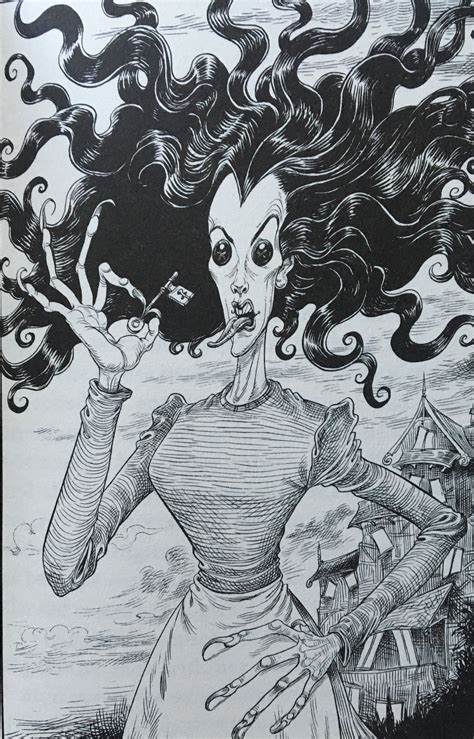 Chris Riddell Illustration From Neil Gaiman S Coraline Book Illustration Coraline Art