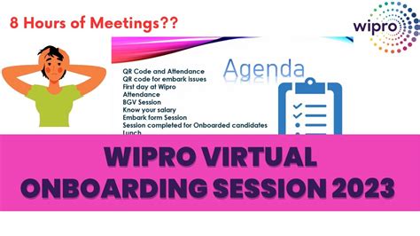 Wipro Virtual Onboarding Session Wipro Onboarding My