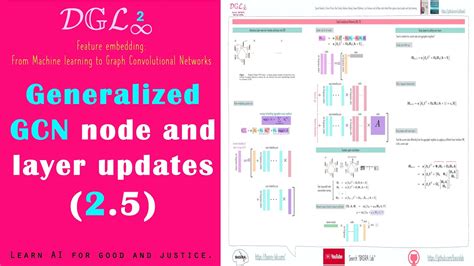 Deep Graph Learning 25 Generalized Gcn Node And Layer Updates Youtube