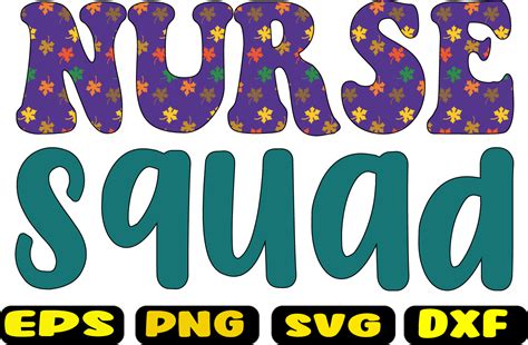 Nurse Squad Png Sublimation Design Graphic By Fallensvgworld · Creative Fabrica