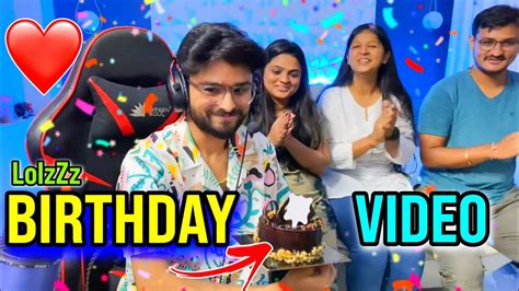 Lolzzz Birthday Celebration 🎂🎈 Bgmi Lolzzzgaming Godl Lolzzz Godlike Lolzzz Birthday Live