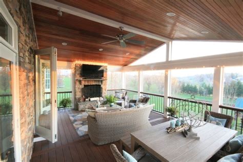 Mid Century Modern Screened Porch Randolph Indoor And Outdoor Design