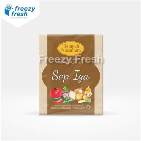 Jual Bumbu Sop Iga Rtc By Rempah Nusantara T T Shopee Indonesia