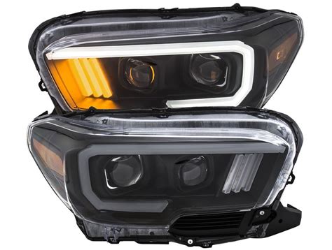 Anzo Black U Bar Projector Headlights 111379 RealTruck