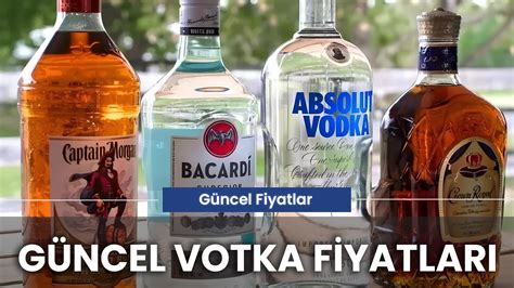 Votka Fiyatlar Yeni Fiyat Listesi Absolut Smirnoff Stanblue