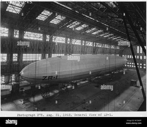 General View Of Uss Shenandoah Zr 1 Stock Photo Alamy