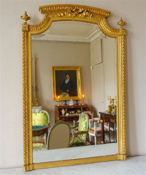 Miroir De Chemin E De Style Louis Xvi En Bois Dor