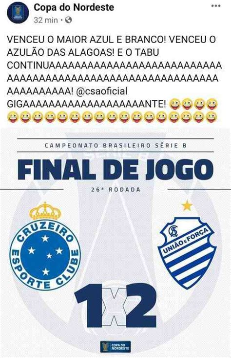 Fala Zez Memes Da Derrota Do Cruzeiro Para O Csa Superesportes