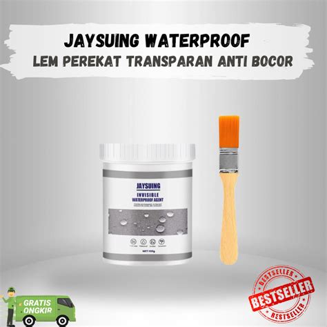 Jual Lem Transparan Anti Bocor Jaysuing Anti Air Anti Meleleh 300g