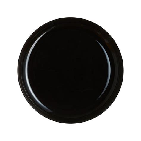 Luminarc Friends Time Assiette Plate En Verre Noir Cm Brycus