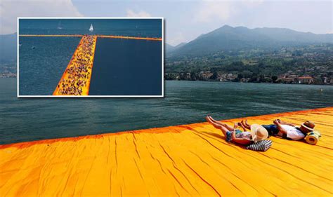 Walk on water along THIS floating pier in Italy | Travel News | Travel ...