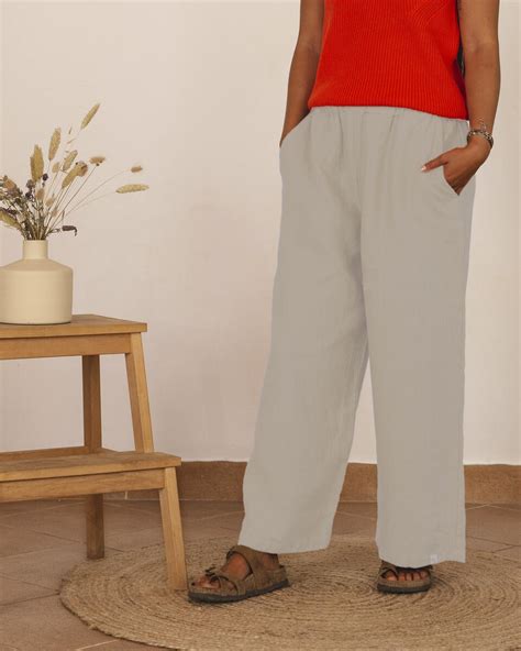 Matona Weite Hose F R Frauen Aus Leinen Culotte Avocadostore