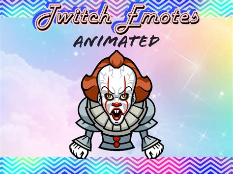 Animated Pennywise Surprise Emote Twitch Emotes Discord Emotes