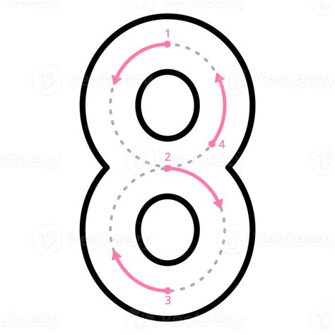 write number   tracing guide  png