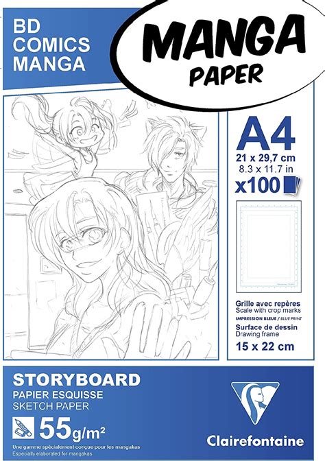 Blocco Manga Storyboard A Gr Fogli Arcoufficio