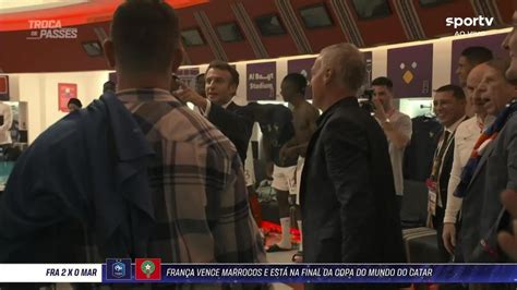 Macron Parabeniza Jogadores Da Fran A No Vesti Rio Copa Do Mundo Ge