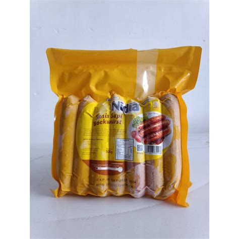 Jual Nidia Sosis Sapi Bockwurst Jumbo Nidia Sosis Sapi Bockwurst Mini