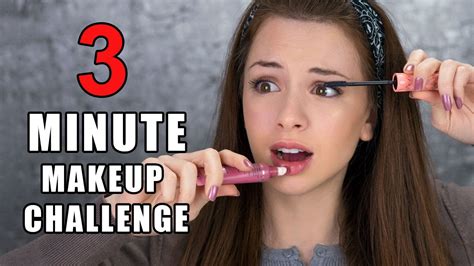 3 Minute Makeup Challenge Youtube