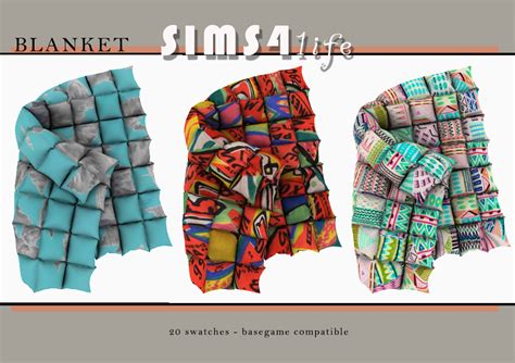 SIMS41ife - New mesh!! Oh gosh this blanket was a nightmae,...