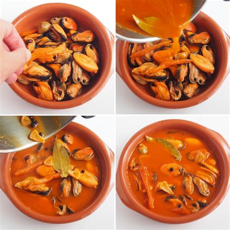 Mejillones En Escabeche De Naranja El Cocinero Casero Pescados Y