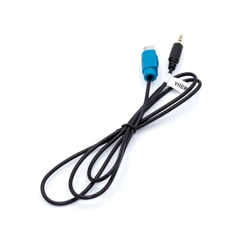 Vhbw AUX Audio Adapter Kabel KFZ Radio 120 Cm Kompatibel Mit Alpine