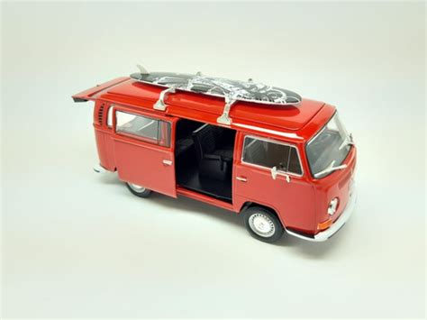 Kombi T Prancha De Surf Miniatura Welly Cole O Frete Gr Tis