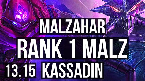 Malz Vs Kassadin Mid Rank Malz K Mastery Games