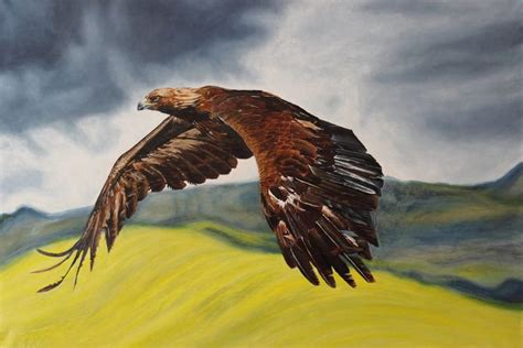 Eagle Flying Painting