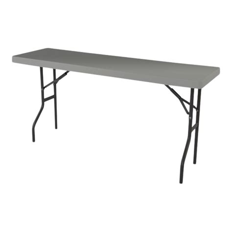 SKILCRAFT® 7110-01-702-5671: Charcoal Six-Foot Utility Folding Table 2 ...